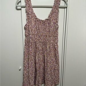 American Eagle Outfitters Pink Floral Mini Dress
